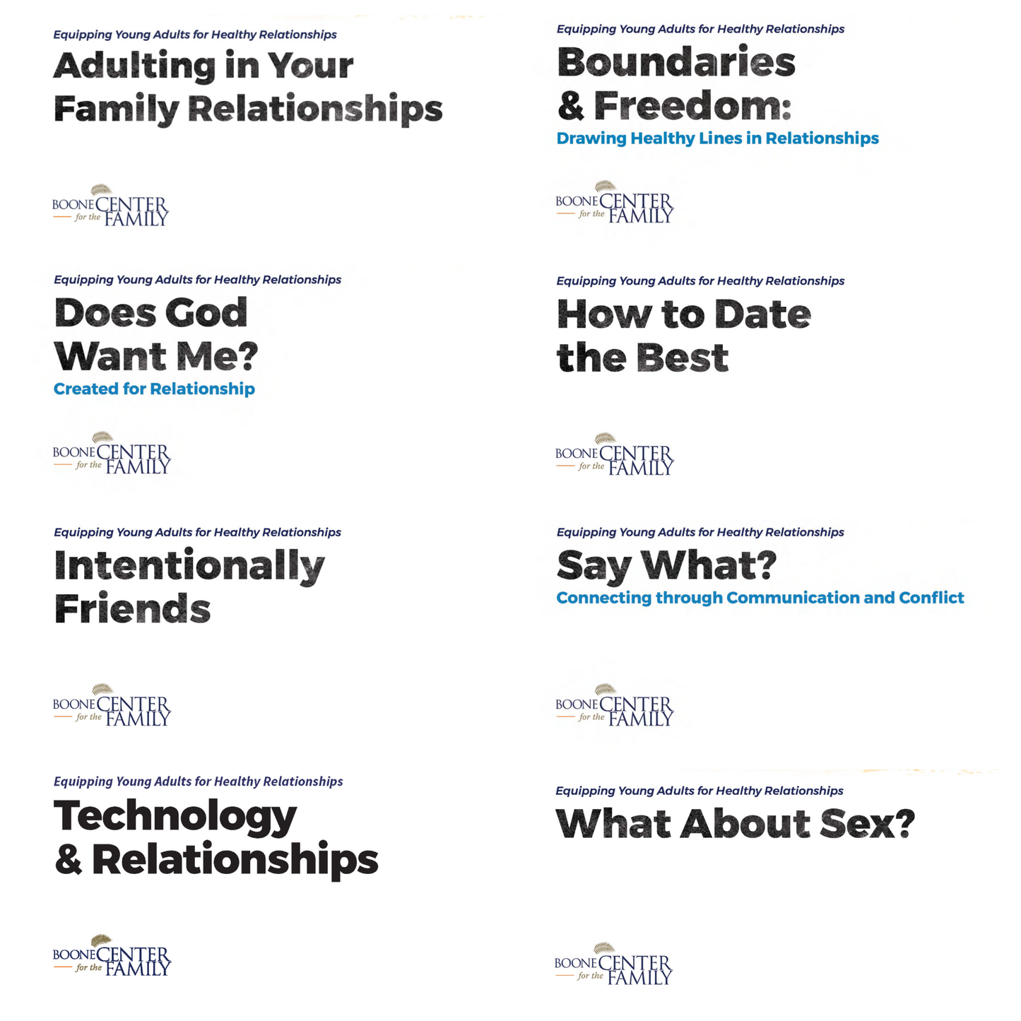 LEADER'S MANUAL - Bundle of all Topics