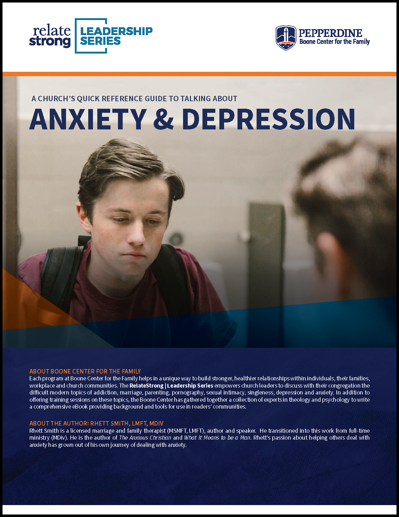 QUICK REFERENCE GUIDE - Talking about Anxiety & Depression
