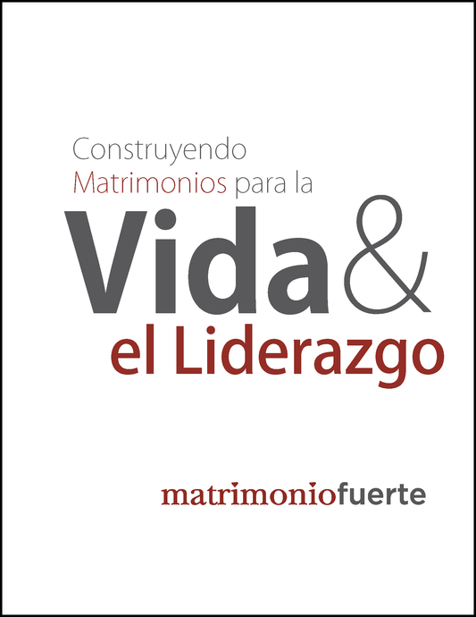 LEADER GUIDE - MarriageStrong for Couples (Spanish, Korean, & Chinese)