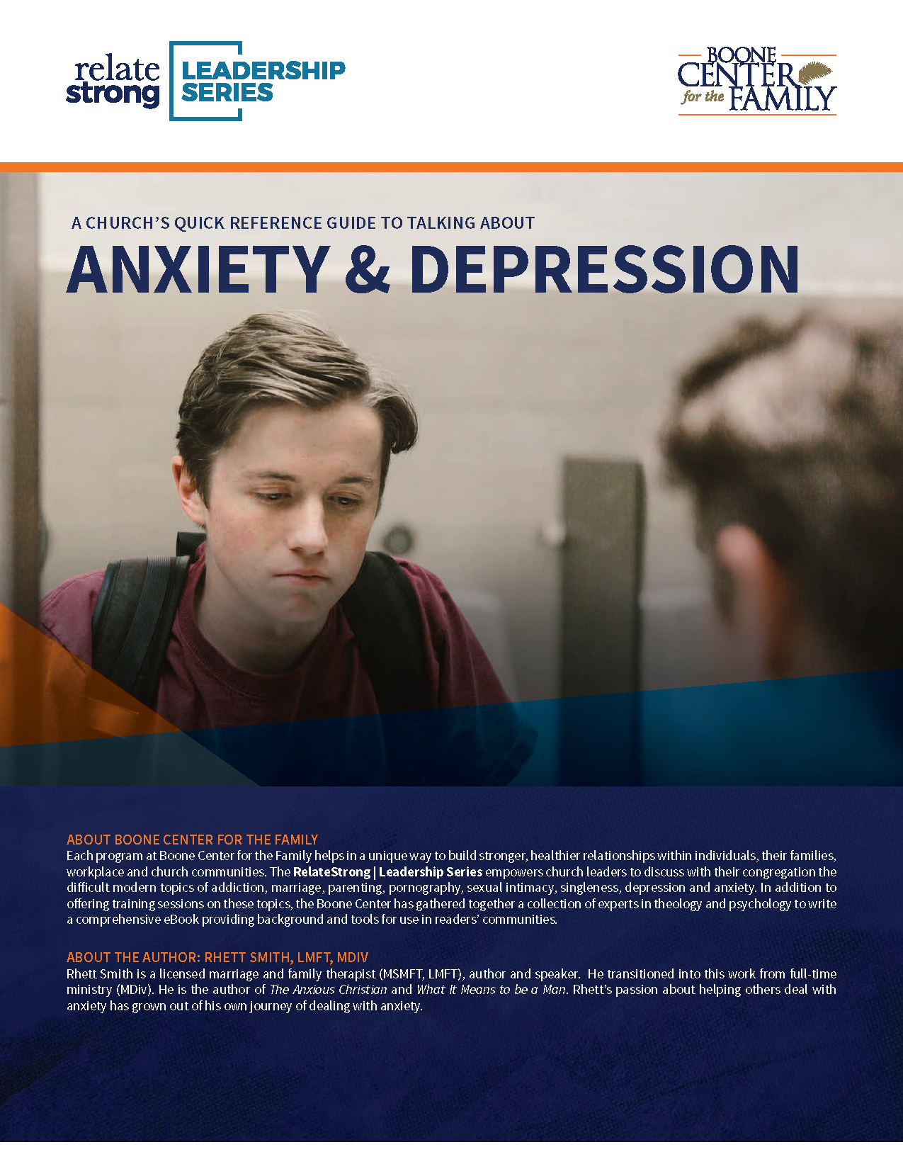 QUICK REFERENCE GUIDE - Talking about Anxiety & Depression