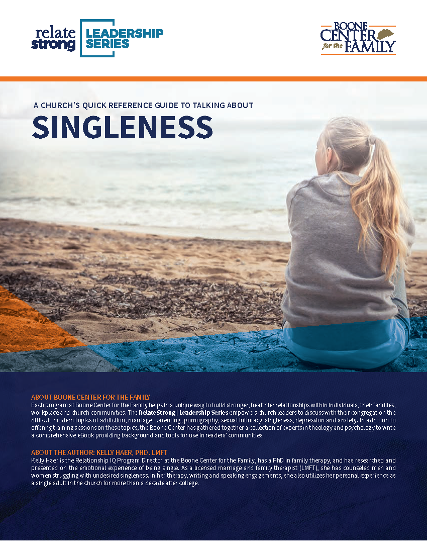QUICK REFERENCE GUIDE - Talking about Singleness